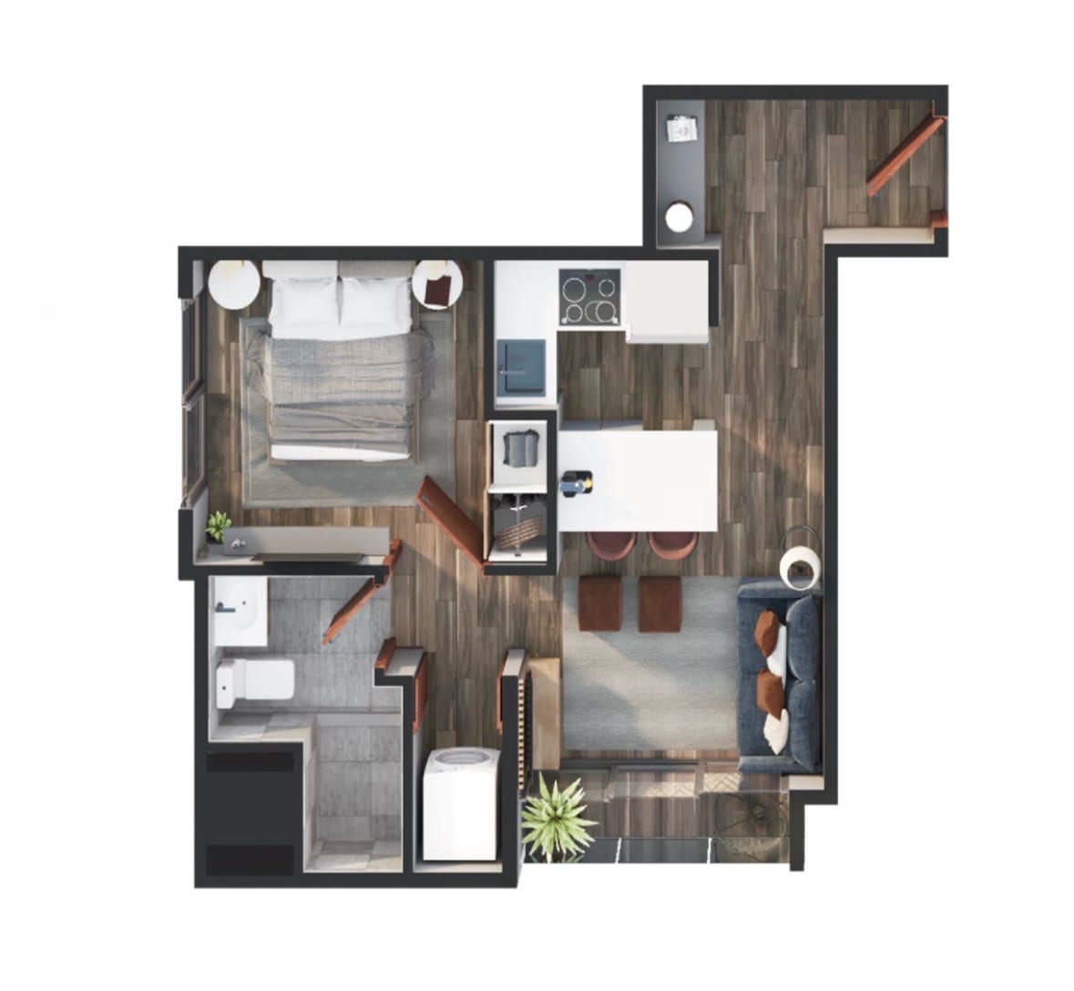 Apartamento de 1 dormitorio en venta zona 10, a pasos del CC La Estación — foto 17 de 17