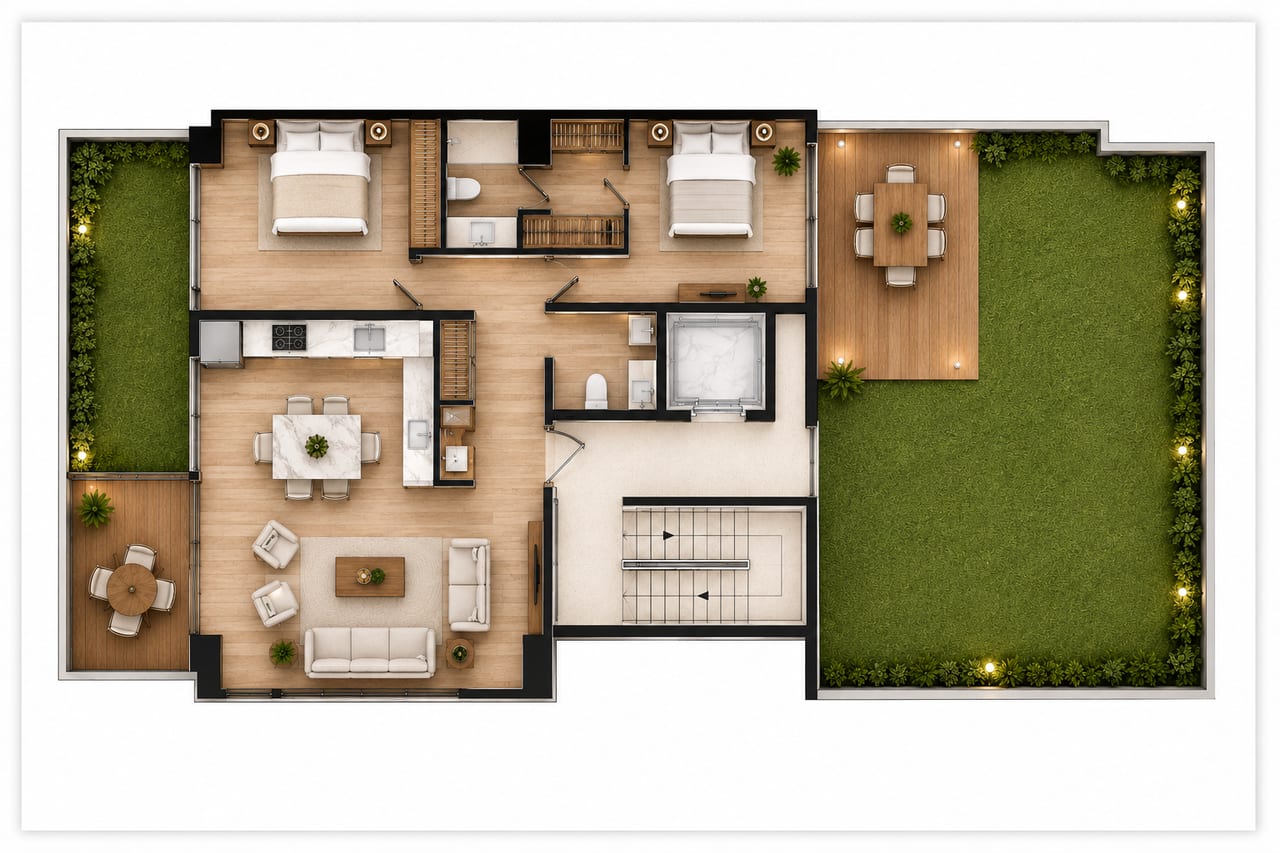 Terraza con apartamento en zona 15 vh 2 — foto 11 de 11