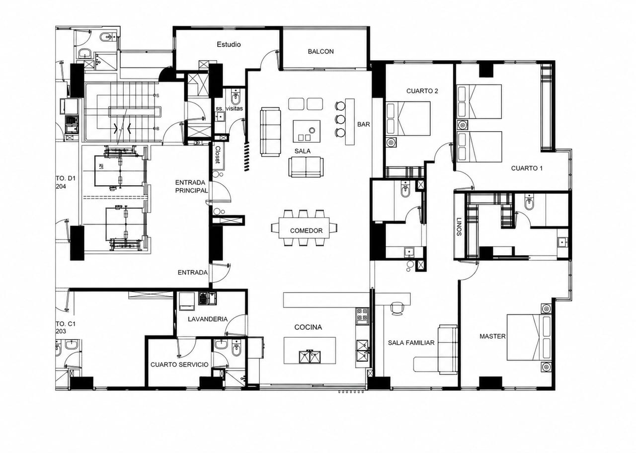 Apartamento de 246 mts2 en venta en zona 10 — foto 16 de 16