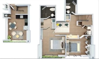 Apartamento de 2 niveles en zona 4 — miniatura 6 de 17
